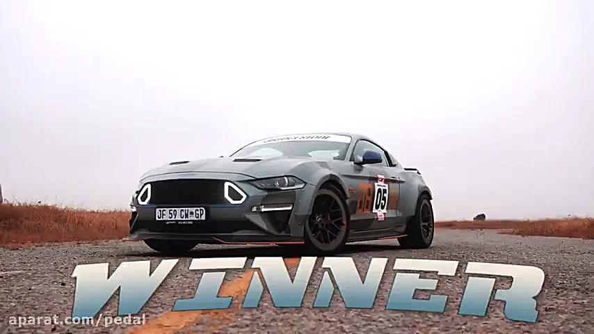 درگ فولکس گلف با فورد موستانگ!