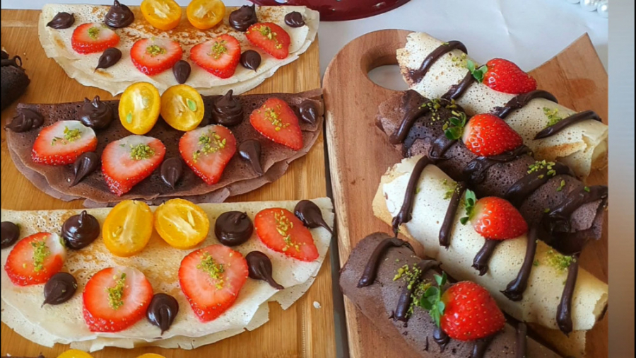 طرز تهیه کرپ وانیلی و شکلاتی ن...