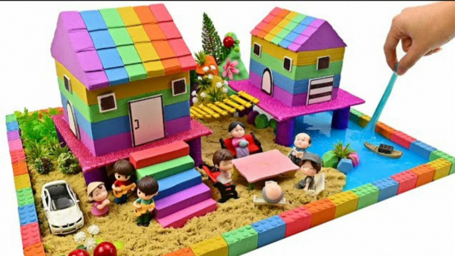 ساخت دو خانه با پل ارتباطی با...