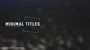 پروژه پریمیر نمایش عناوین مدرن...