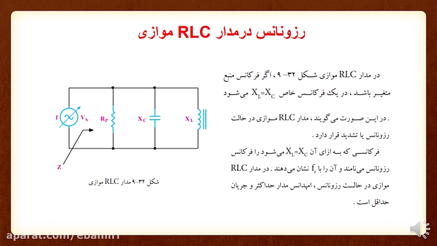رزونانس در مدار RLCموازی