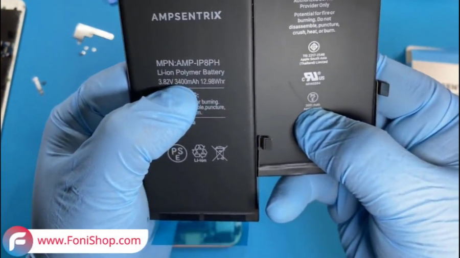 ارتقای باتری آیفون 8 پلاس  یعن...