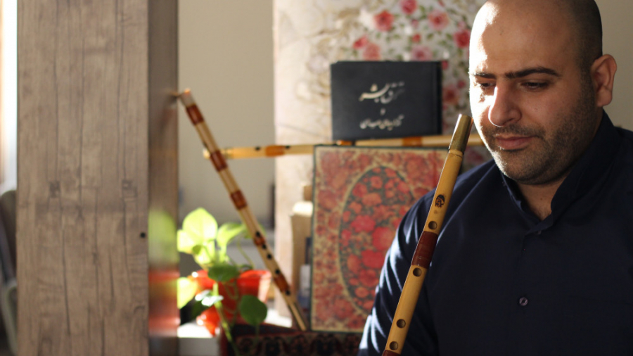 ضیافت دهم در بیات ترک نی نوازی