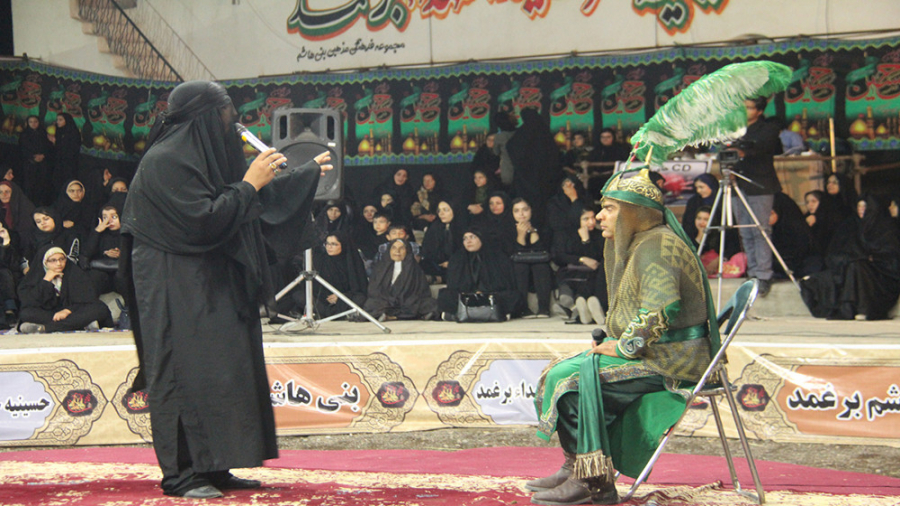 تعزیه شهادت حضرت علی اکبر  با...