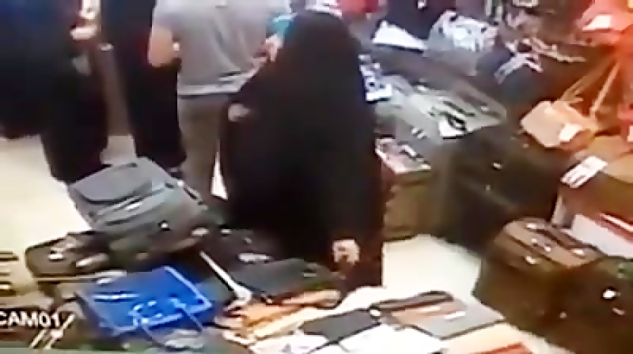 خانم محترم کیف و گوشی دزد