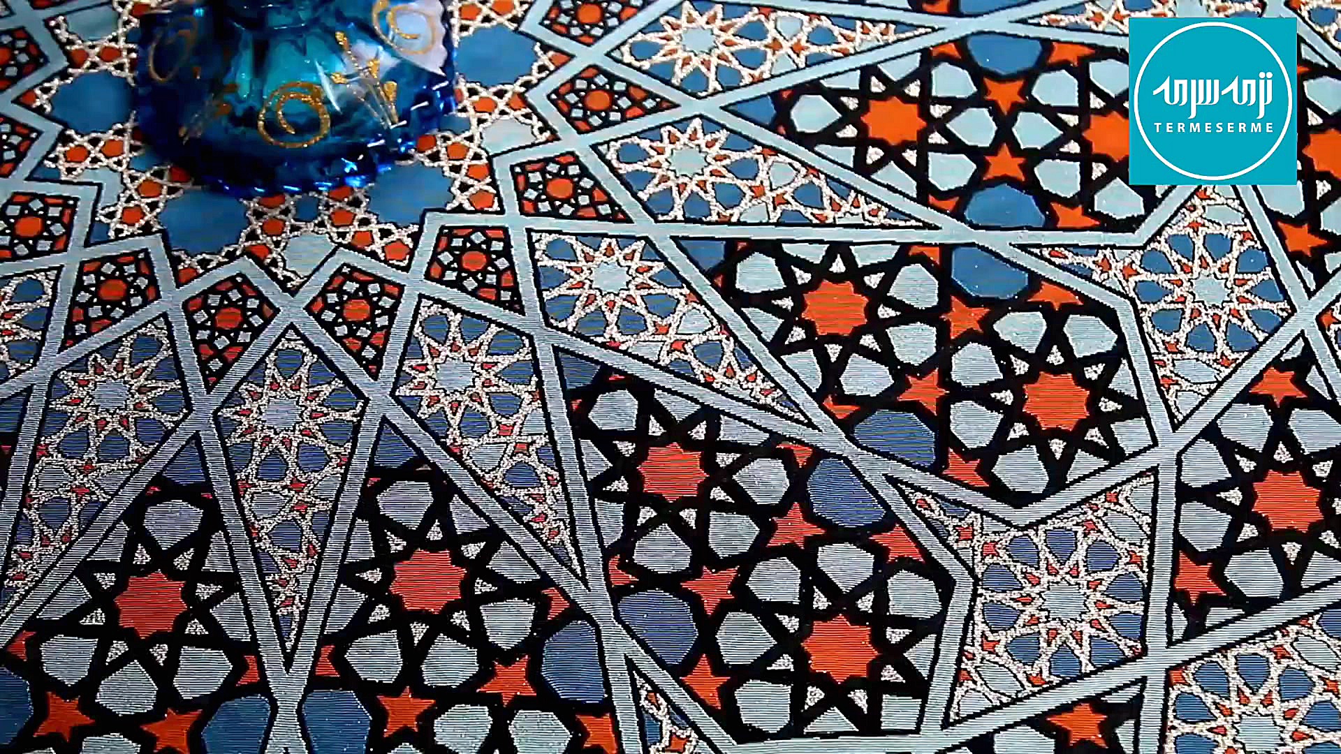 سرویس ۵ تکه رومیزی ابریشمی مدل...