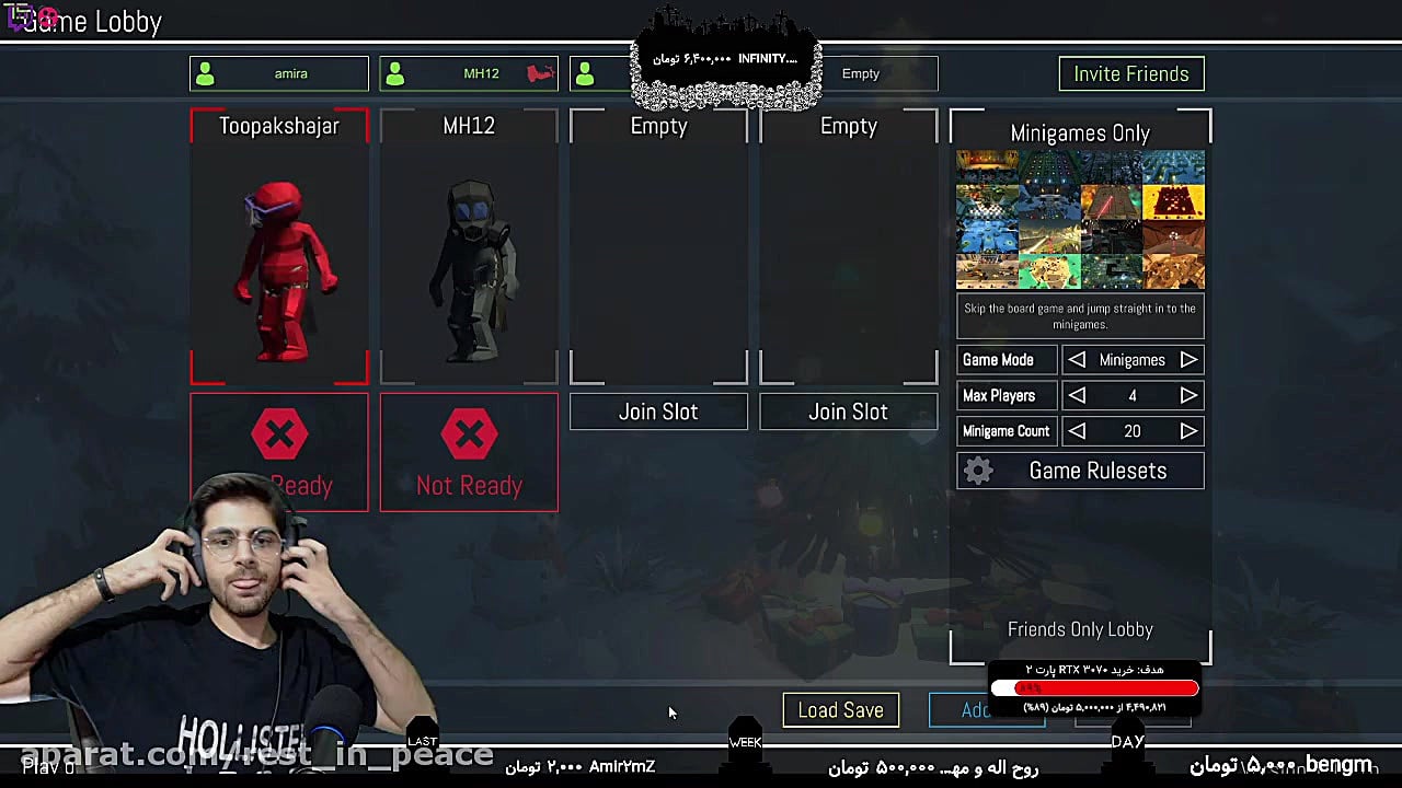 پارت 1 گیم پلی Pummel Party با...