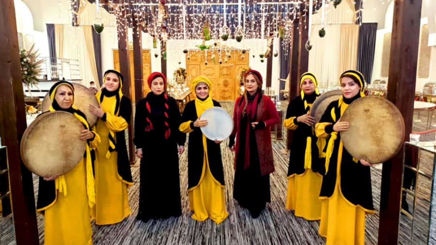 گروه ساقدوشی و دف نوازی بانوان...