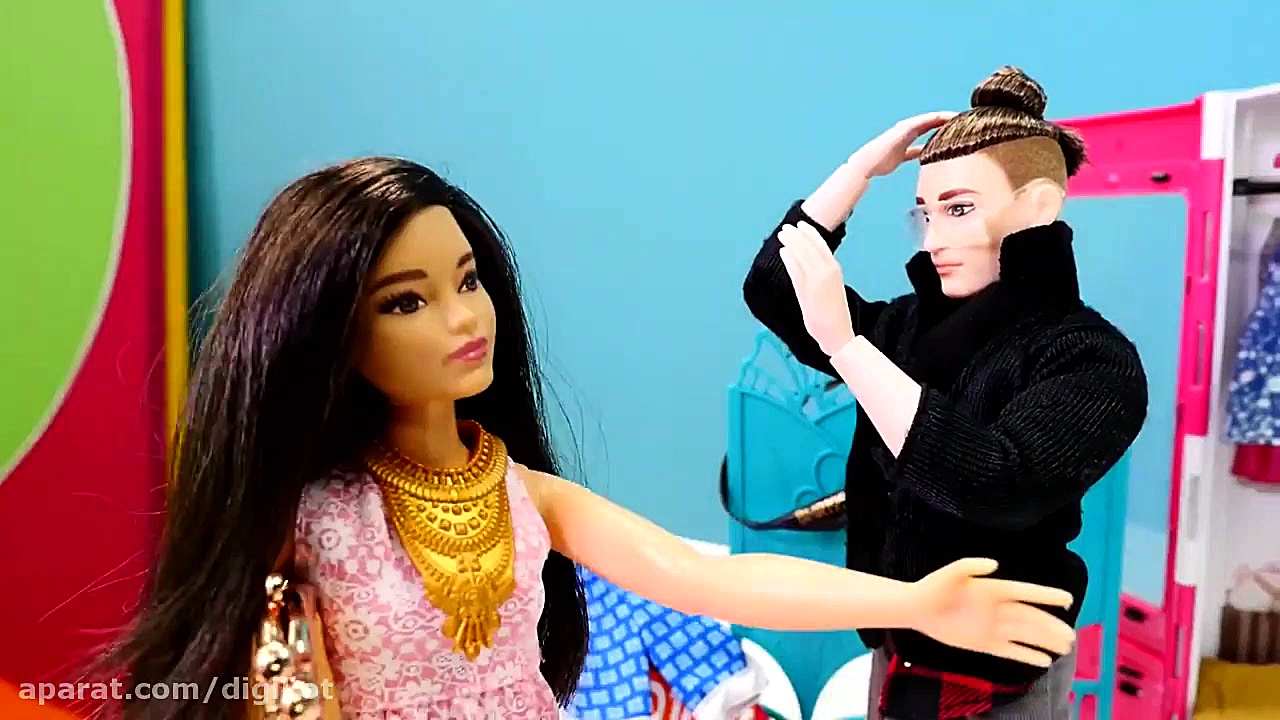 بازی با عروسک باربی  خرید لباس...