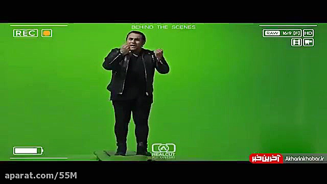 پشت صحنه اهنگ منو بشناس از ۴۰...