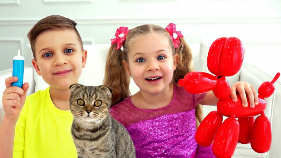 دیانا و روما از گربه و سگ شون...