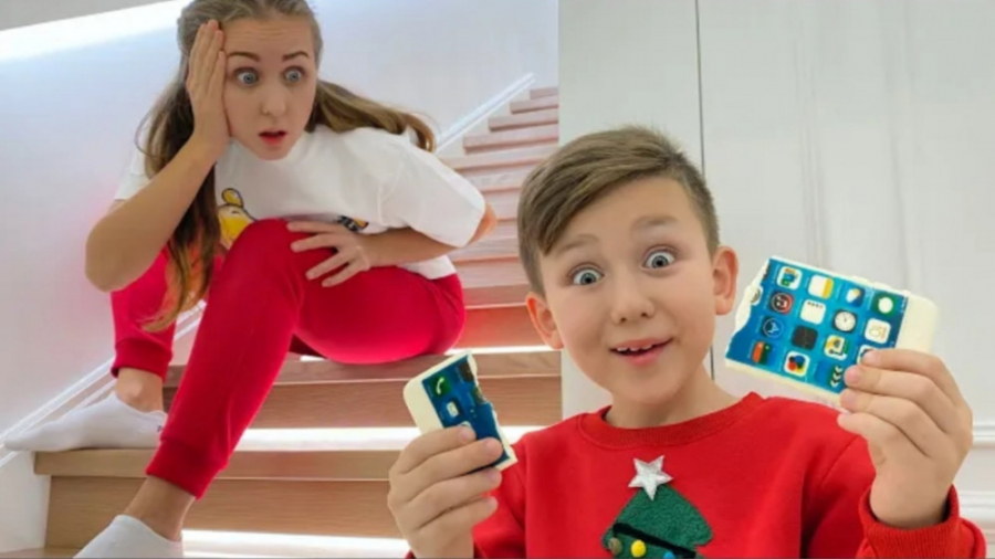 چالش شکلاتی سنیا و مادر