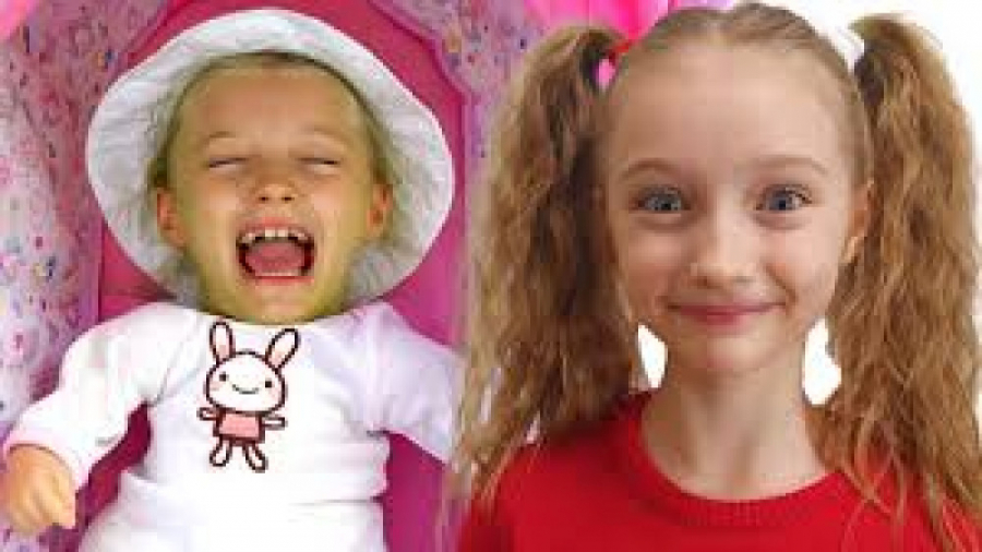 پولینا و بچه های کوچک عروسکی...