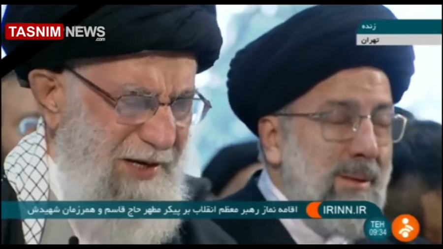 گریه های رهبر انقلاب برای حاج...