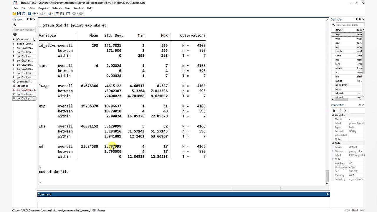اقتصادسنجی خرد کلاس 10 مدل های...