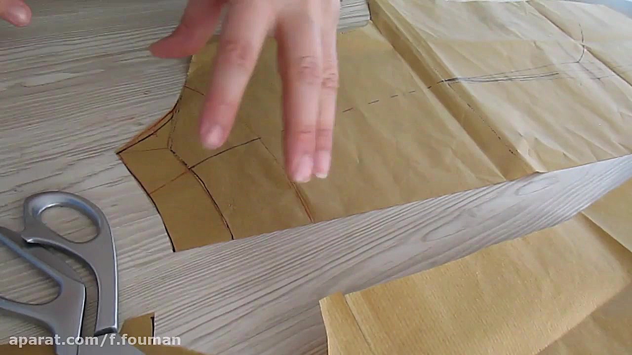 آموزش پالتو با یقه سرخود