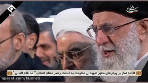 اقامه نماز بر پیکر حاج قاسم سل...