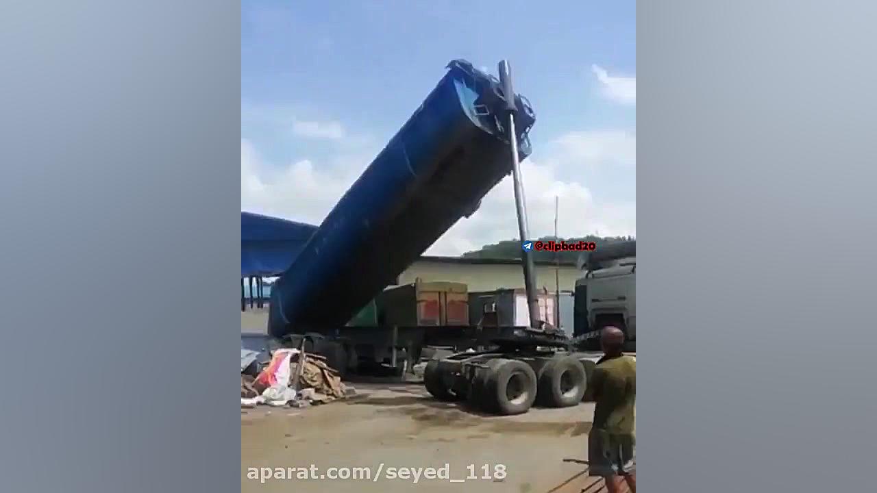 کلیپ حوادث  مرگ تلخ راننده کام...