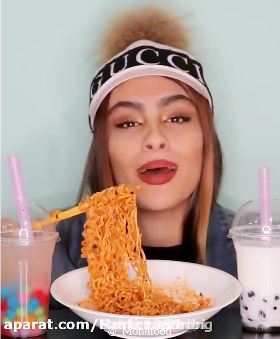 چالش اسمر فود  تند ترین نودل د...