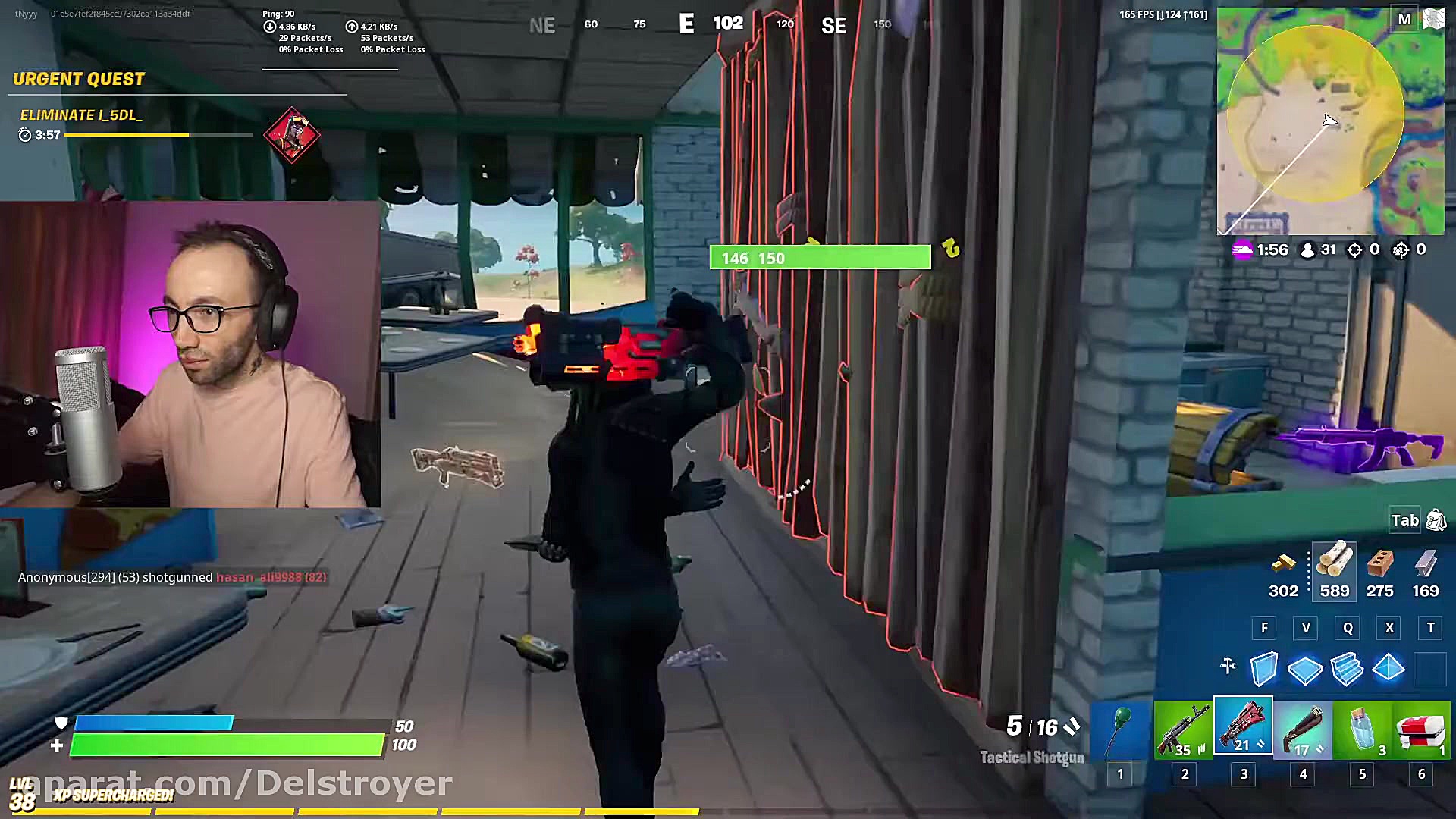 گیمپلی فورتنایت با tinyone pla...