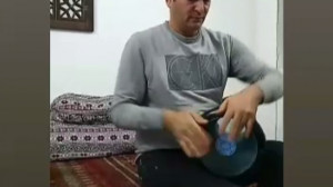 ساز داربوکا  نوازنده حسین عینی