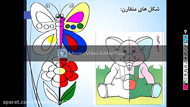 تقارن ( تقارن محوری ریاضی پنجم...