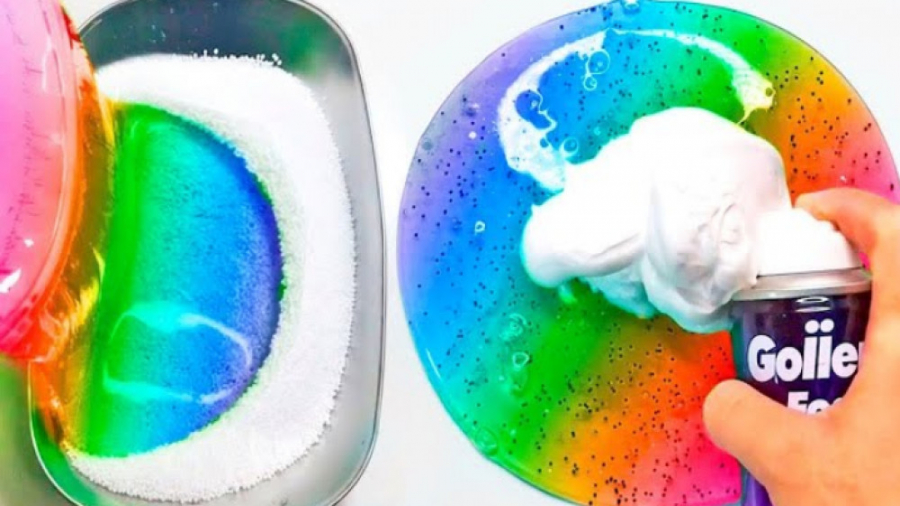 اسلایم خامه ای  ساخت اسلایم شف...