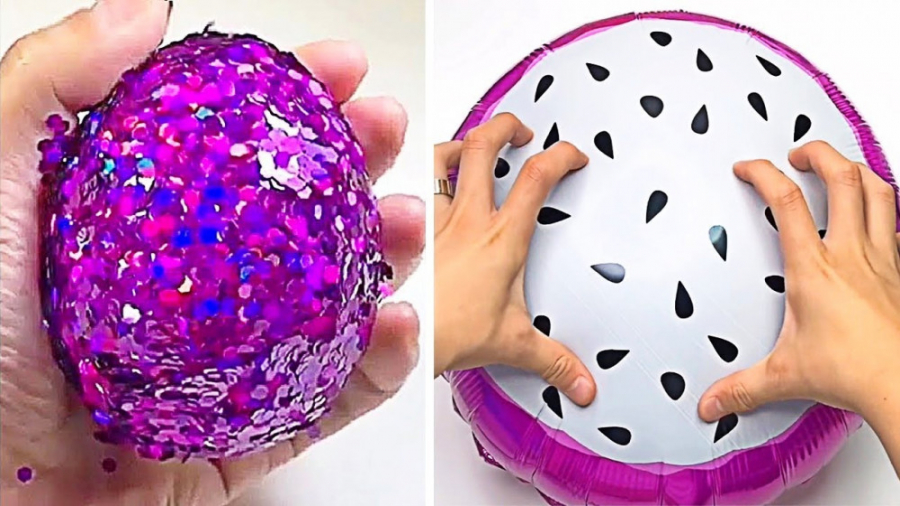 بازی با کالکشن اسلایمهای شفاف...