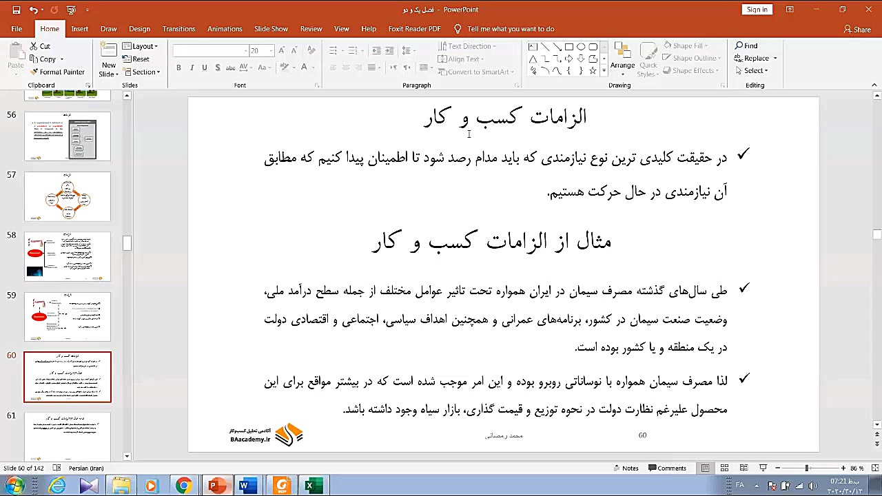 آموزش الزامات در تحلیل کسب و ک...