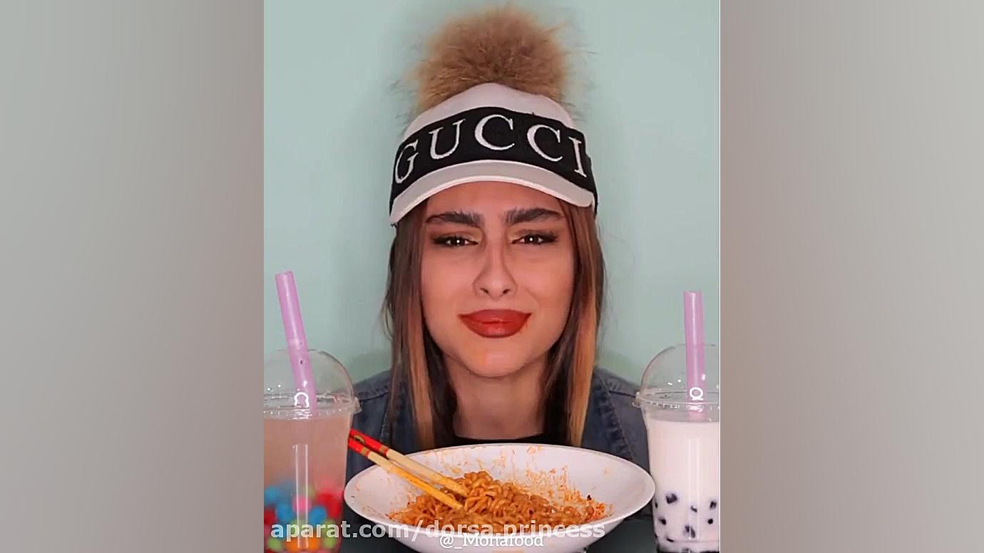 چالش غذاخوری اسمر خوردن تند تر...