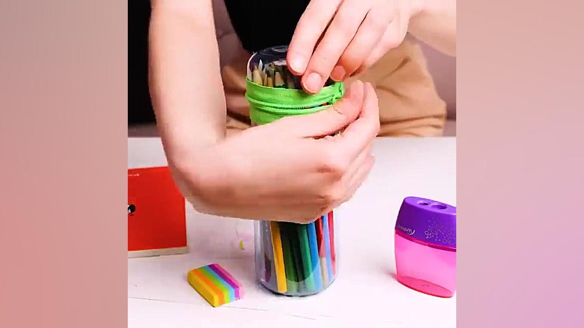 ترفند ساخت جامدادی با بطری