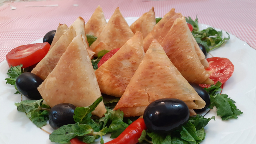 سمبوسه خوشمزه  آموزش پخت غذای...