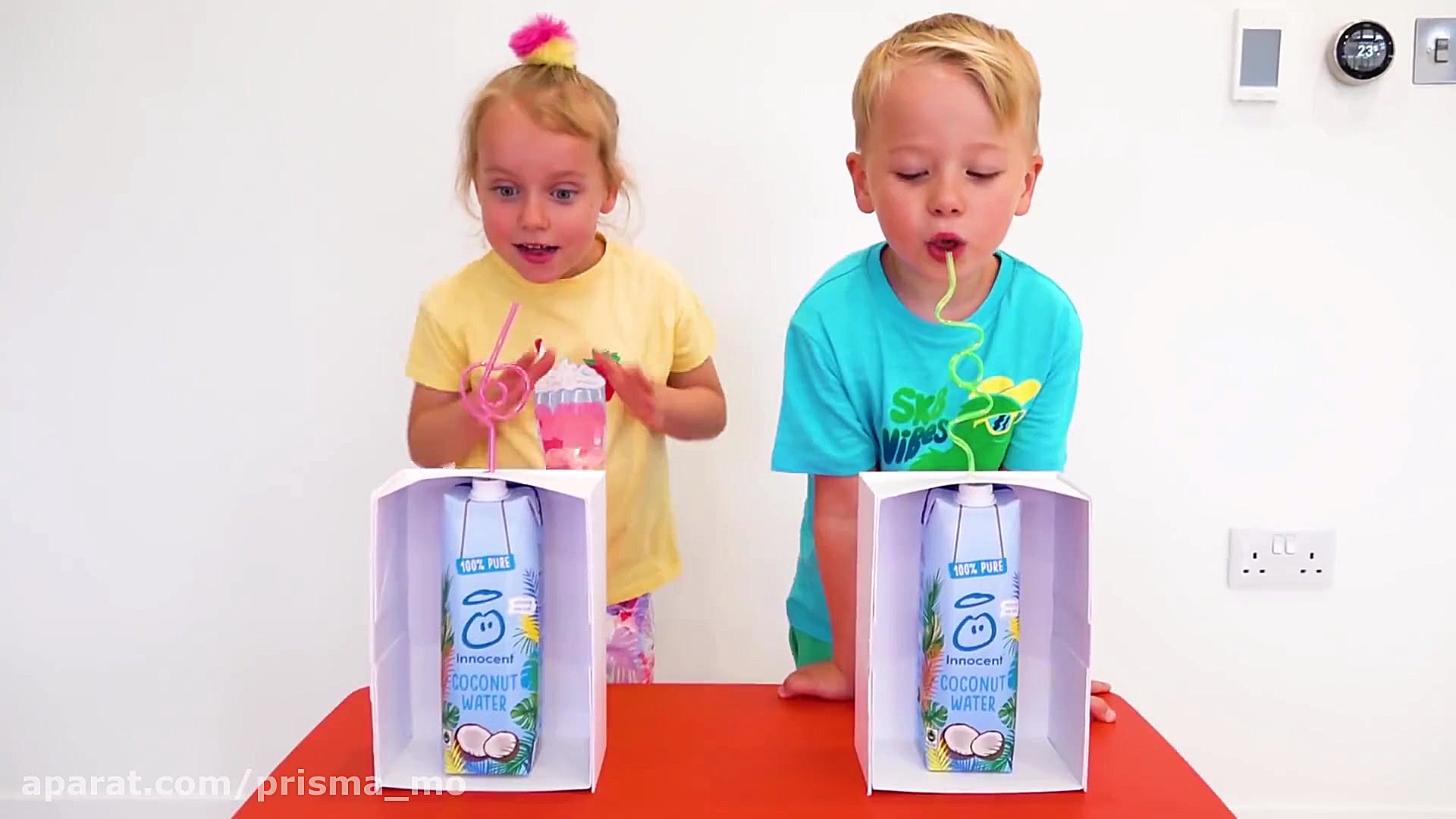 گبی و الکس | چالش نوشیدنی ها ب...