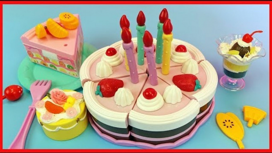 اسباب بازی کیک تولد  کیک اسباب...