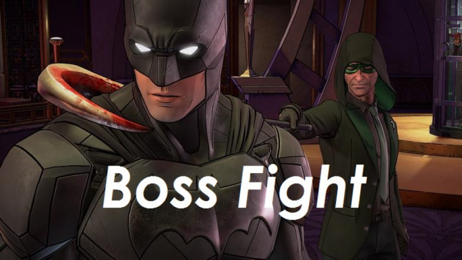 مبارزه بتمن و ریدلر در بازی Ba...