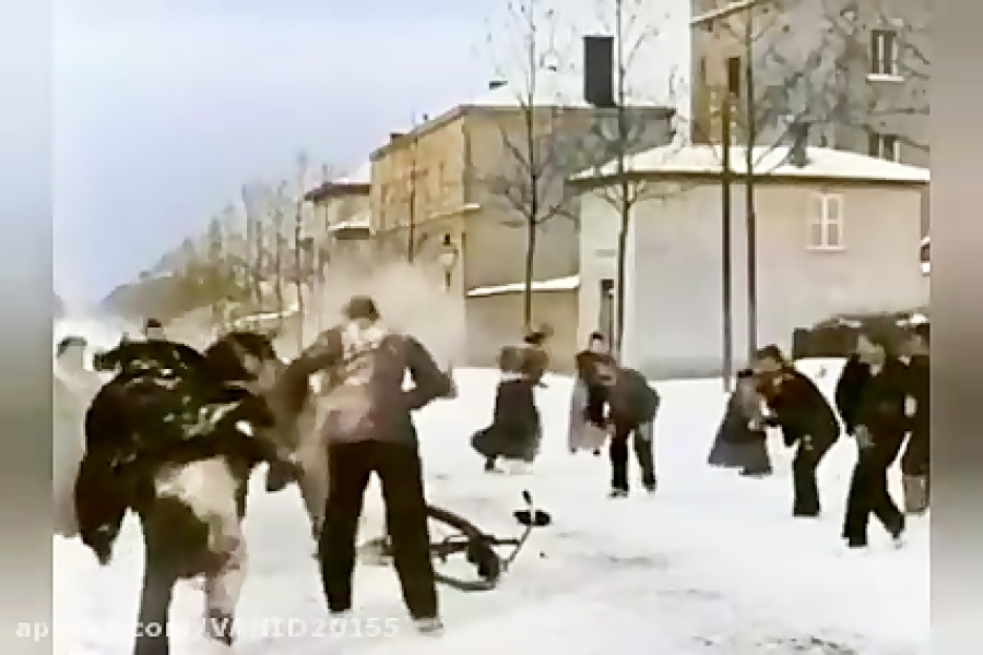 تصاویر رنگی شده مخترعان سینما...