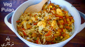 طرز تهیه پلو ترکاری:: اموزش اش...