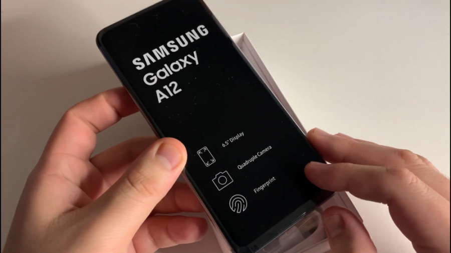 جعبه گشایی گلکسی A12 سامسونگ (...