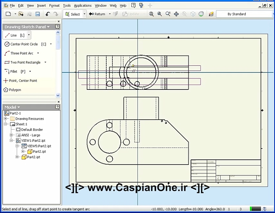 Autodesk Inventor Tutorial 2011 144 Slice