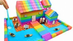 ساخت خانه مینیاتوری با ماسه و...