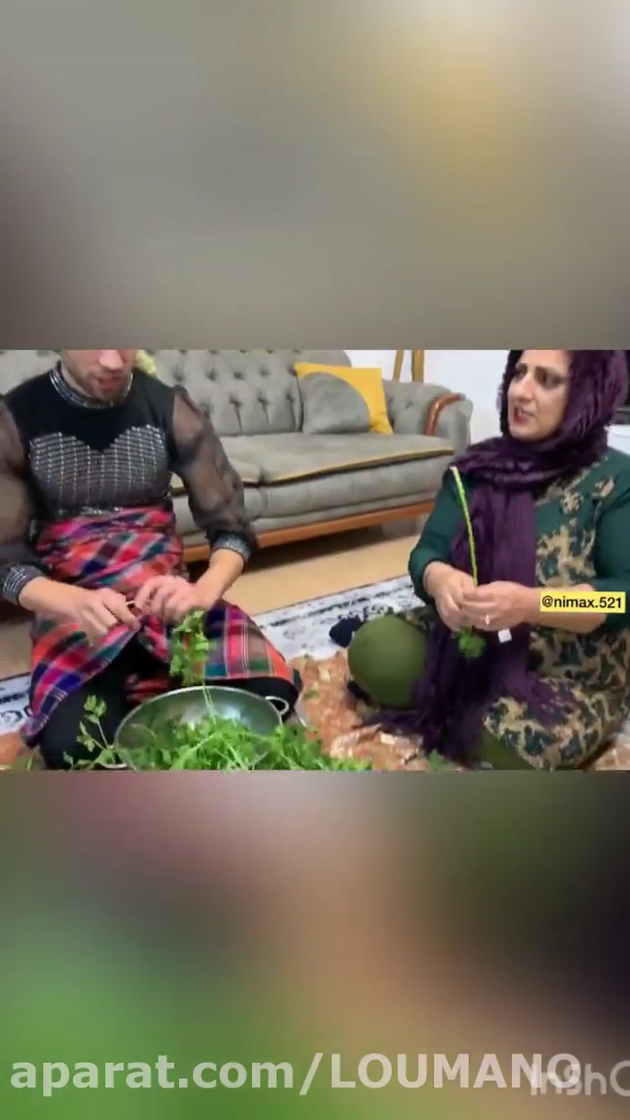 تفاوت بین دخترم و عروسم یک مام...