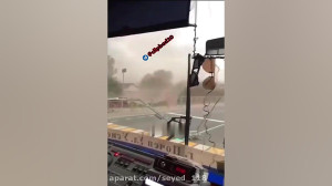 طوفان وحشتناک در بریانسک روسیه...
