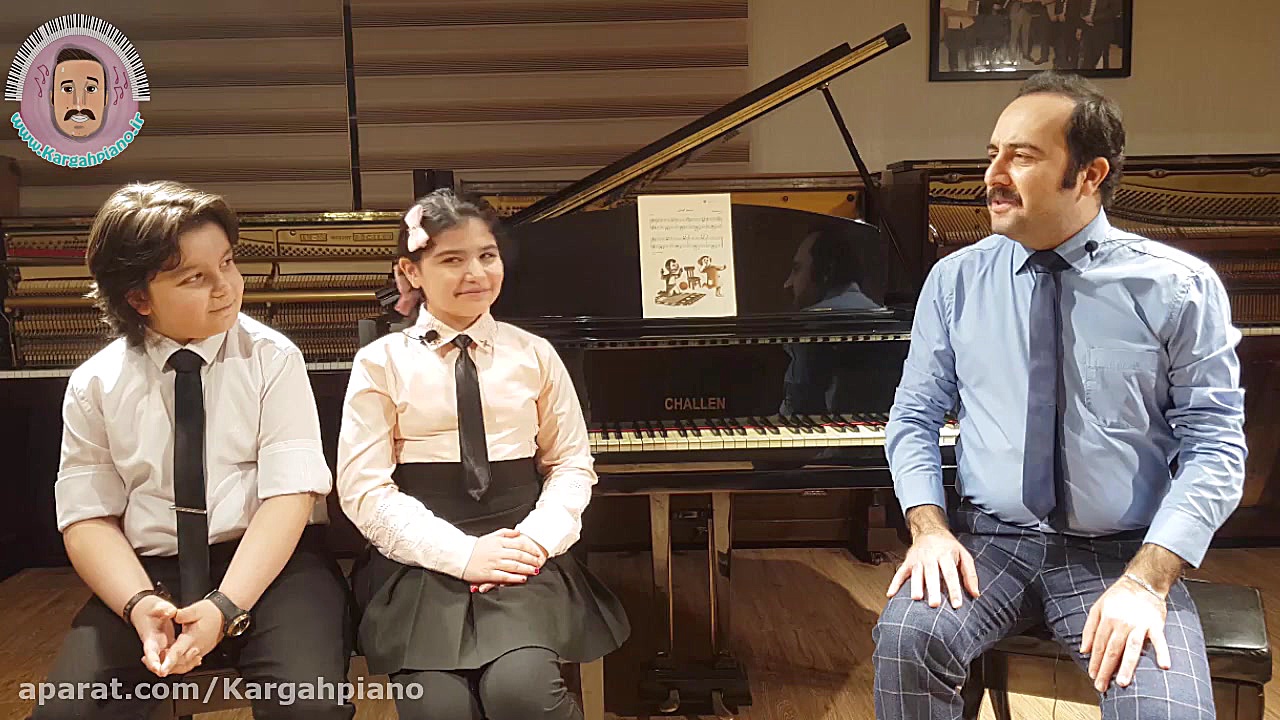 اموزش پیانو جلسه هفتم (سر به س...