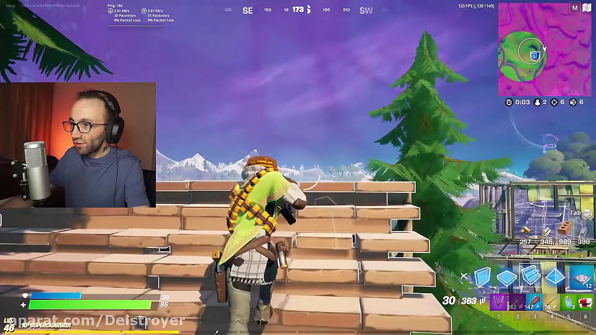 گیمپلی فورتنایت با tinyone pla...