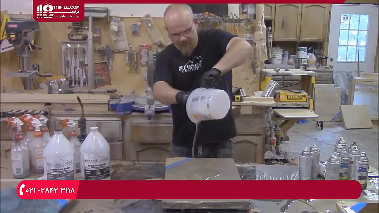 آموزش نصب دیوار پوش اپوکسی | ک...