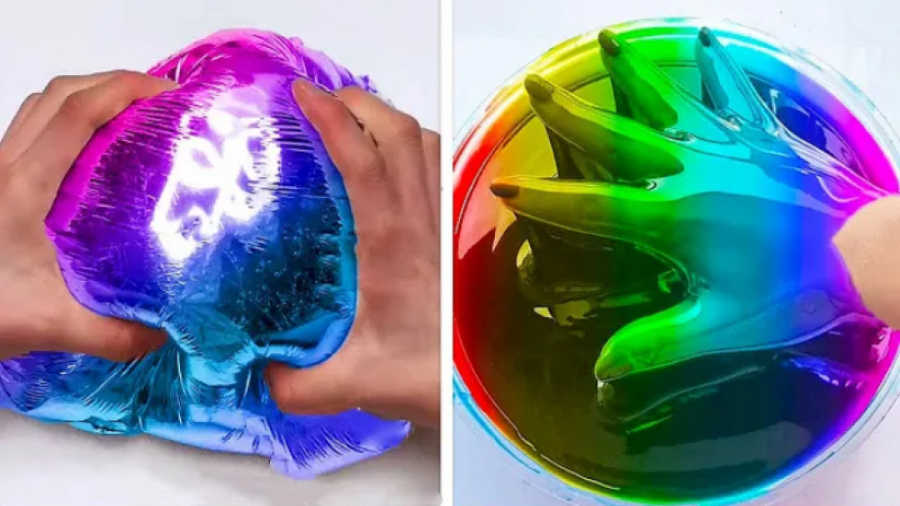 ساخت اسلایم  اسلایم پفکی  اسلا...