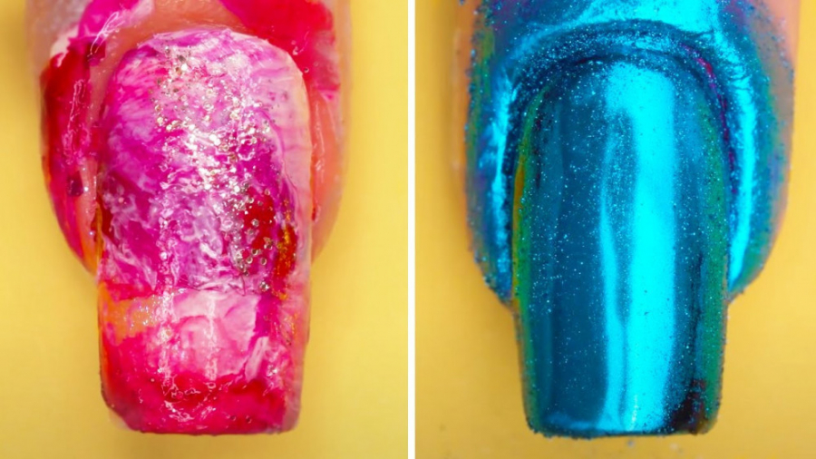 آموزش طراحی ناخن:: ایده‌های خف...