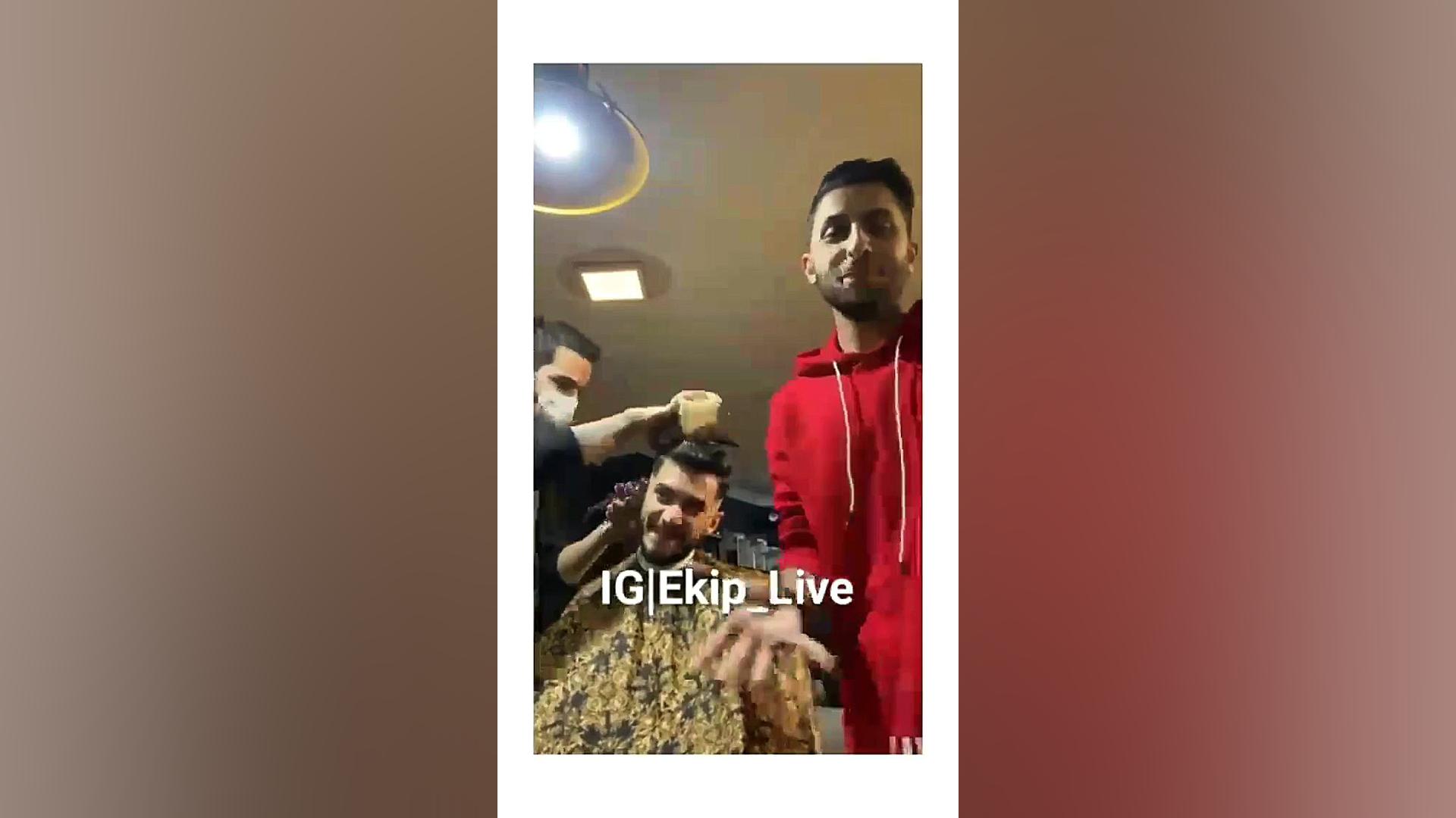 لایو متین و فرزاد تو آرایشگاه