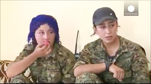 حضور زنان عراقی در نبرد با داع...