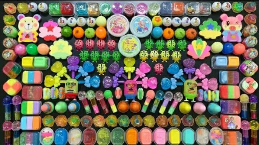 :: مخلوط کردن مجموعه اسلایم ها...